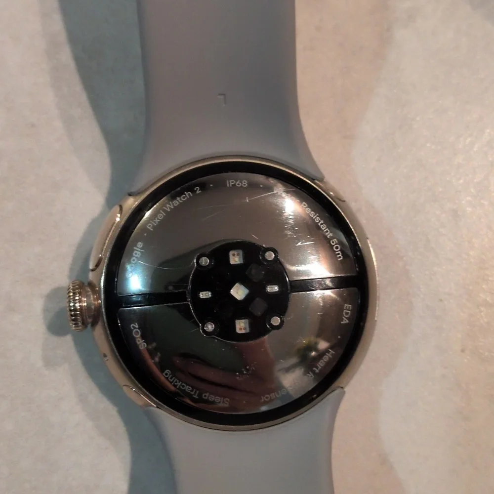 Google Pixel Watch in Gray with Silver Crown